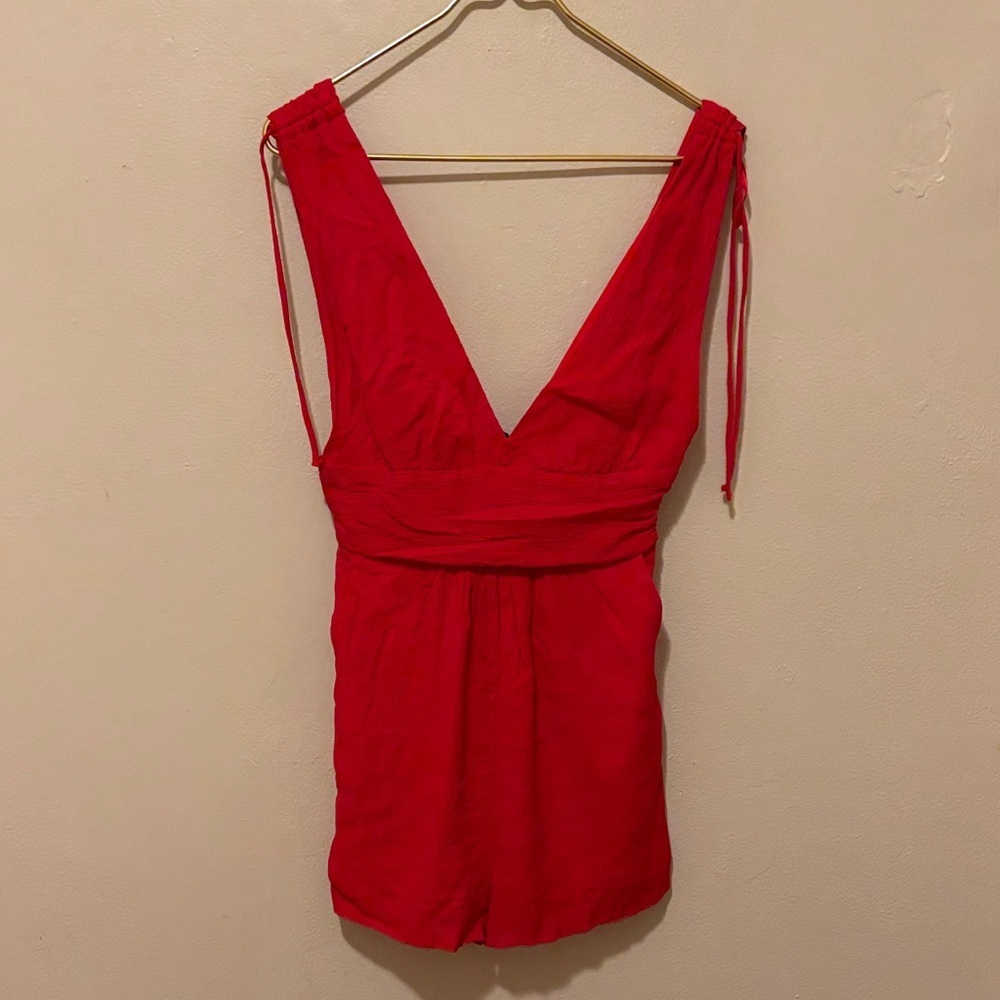 One Clothing Red Jumpsuit